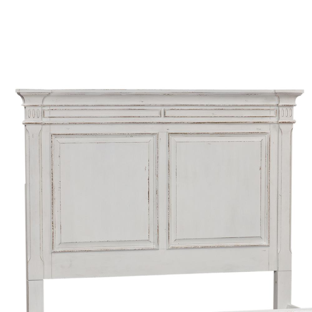 Abbey Park Queen Panel Headboard in Antique White. Picture 5