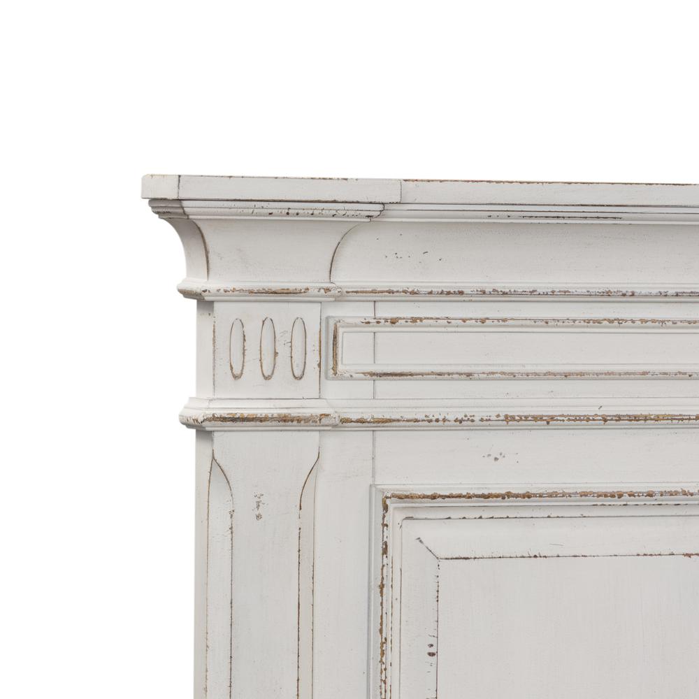 Abbey Park Queen Panel Headboard in Antique White. Picture 4