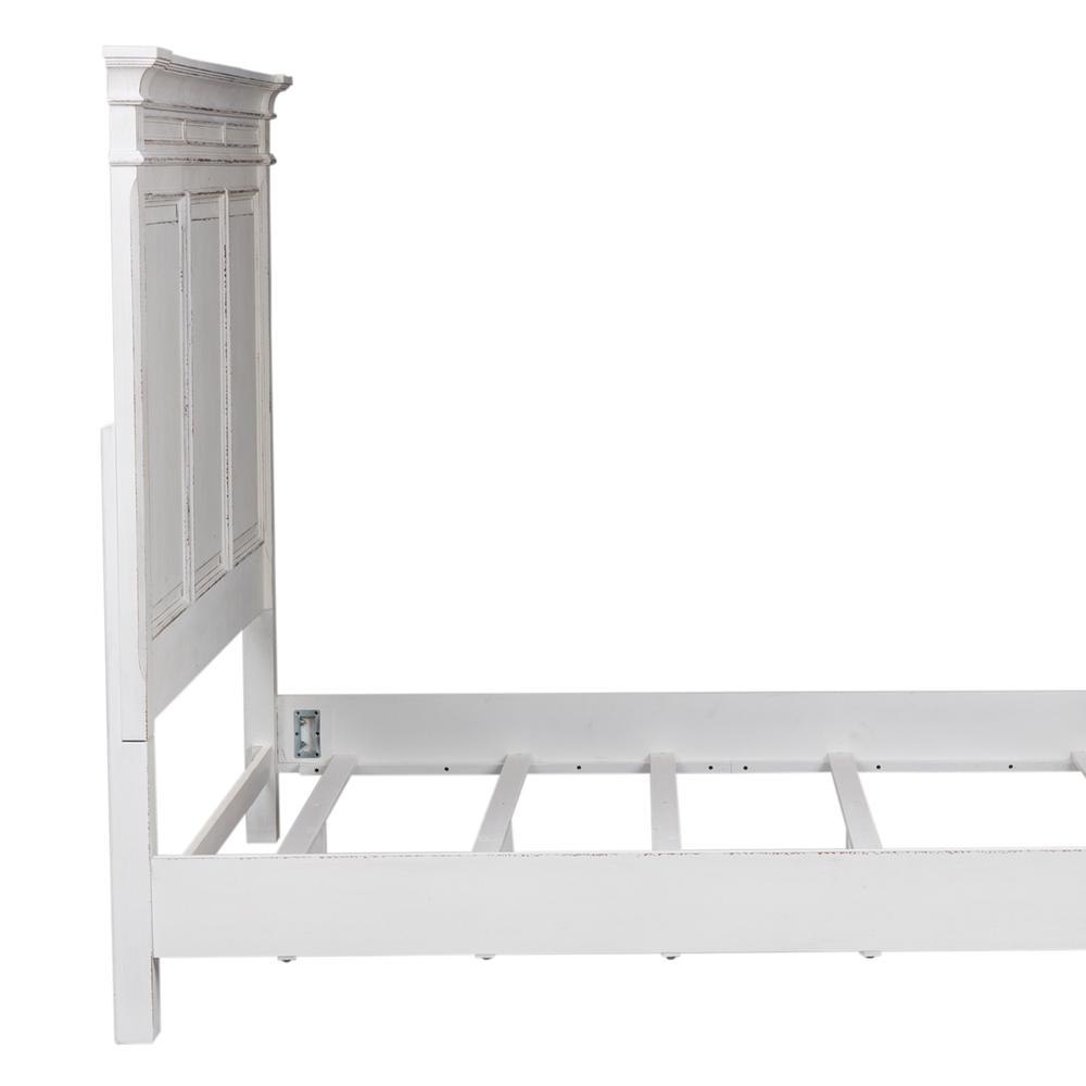 Abbey Park King Panel Headboard in Antique White. Picture 4