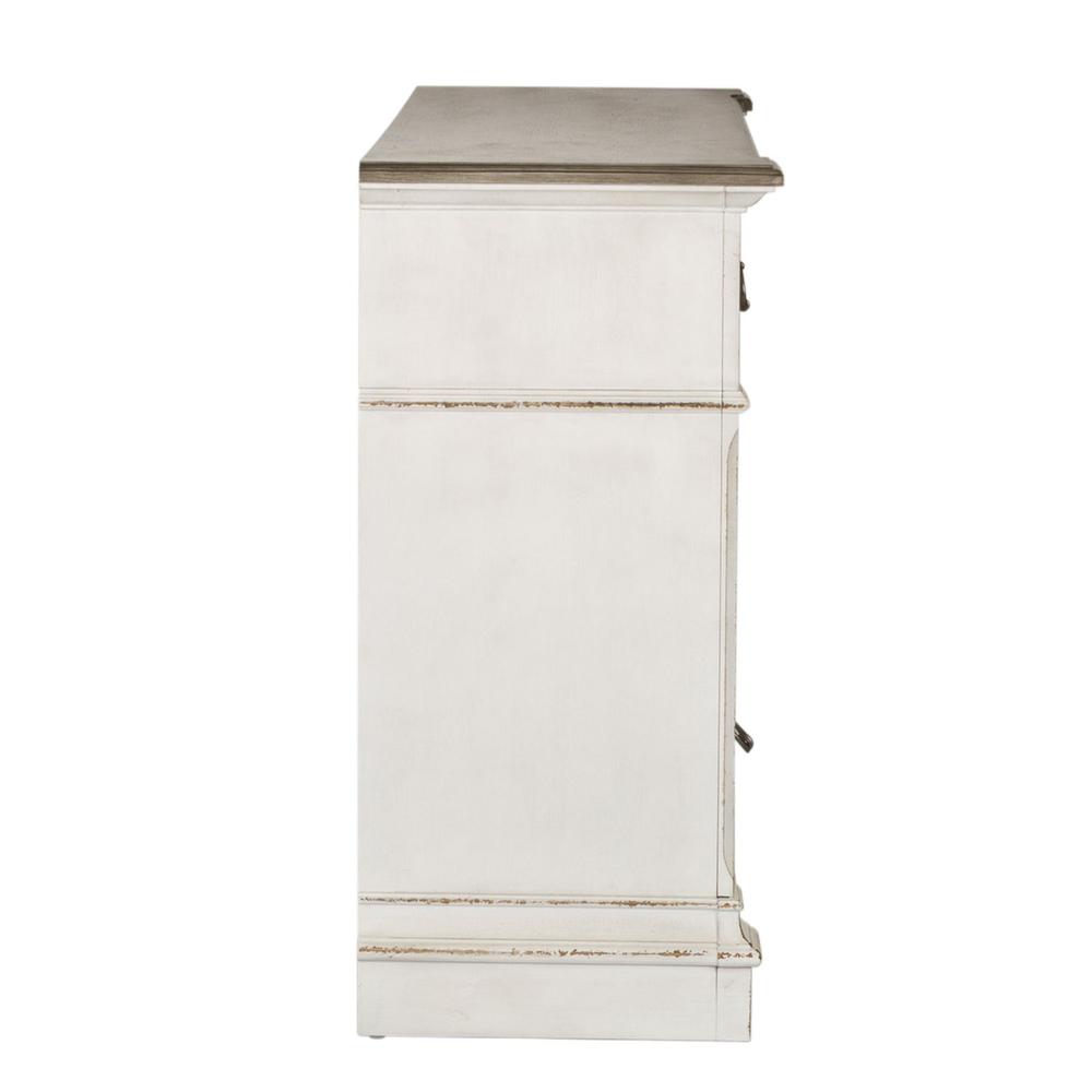 Abbey Park 7 Drawer Dresser in Antique White. Picture 3