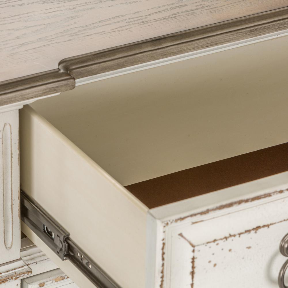 Abbey Park 5 Drawer Chest in Antique White. Picture 6