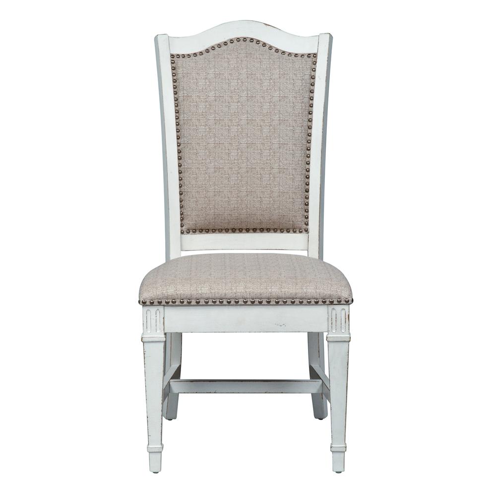 Abbey Park Uph Side Chair (RTA) in Antique White. Picture 2
