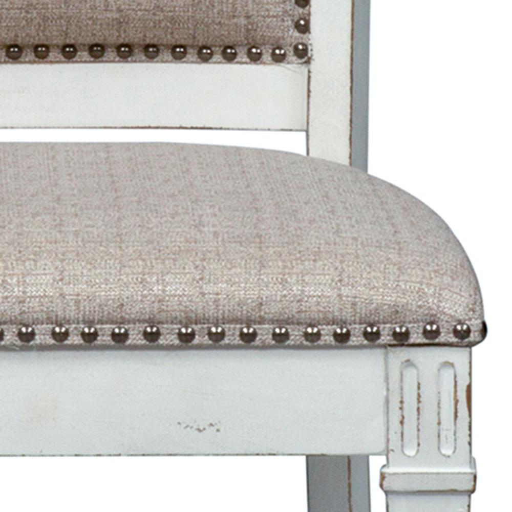 Abbey Park Uph Side Chair (RTA) in Antique White. Picture 5
