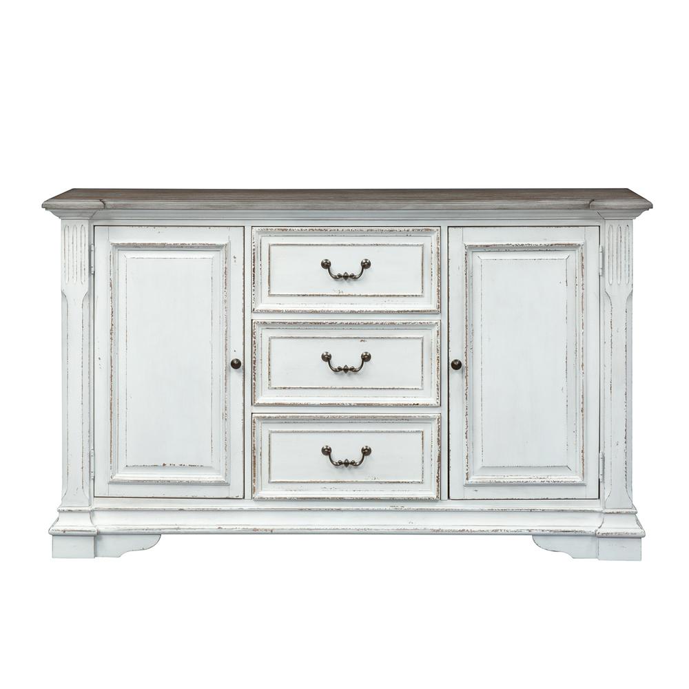 Abbey Park Buffet in Antique White. Picture 2