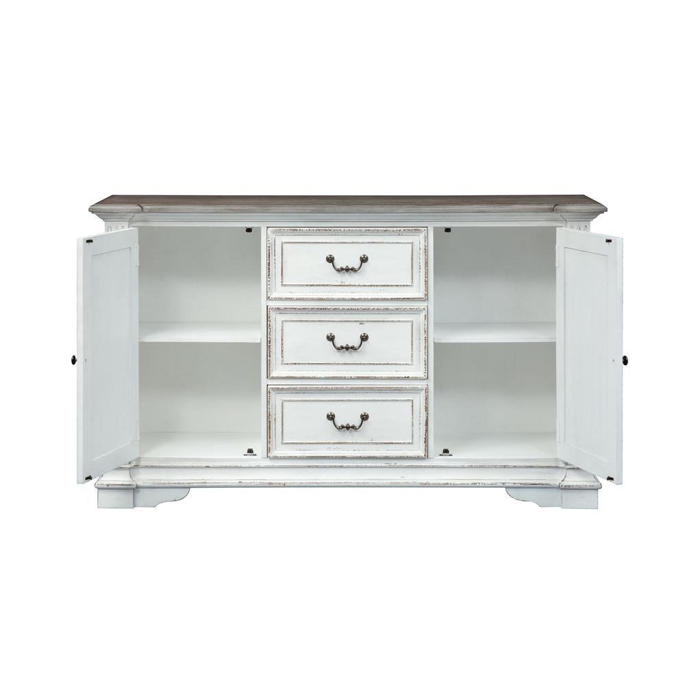 Abbey Park Buffet in Antique White. Picture 7