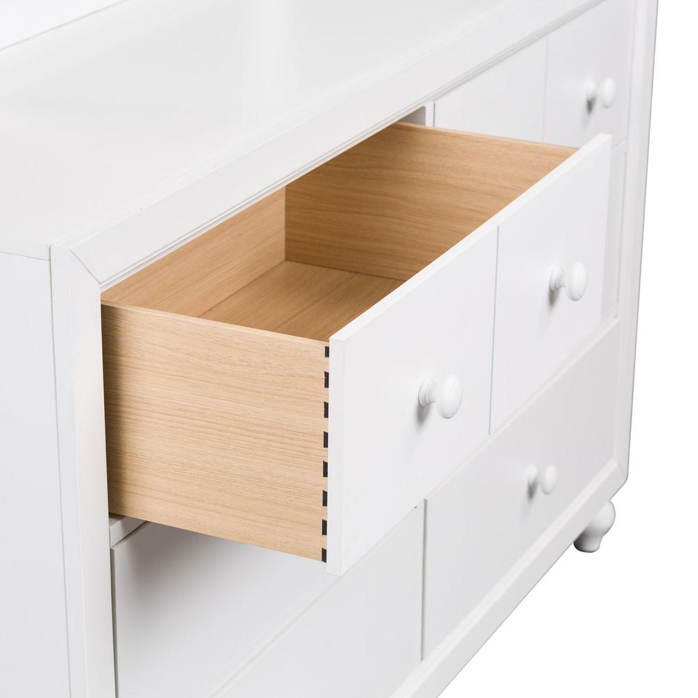 Cottage View 6 Drawer Dresser in White. Picture 5