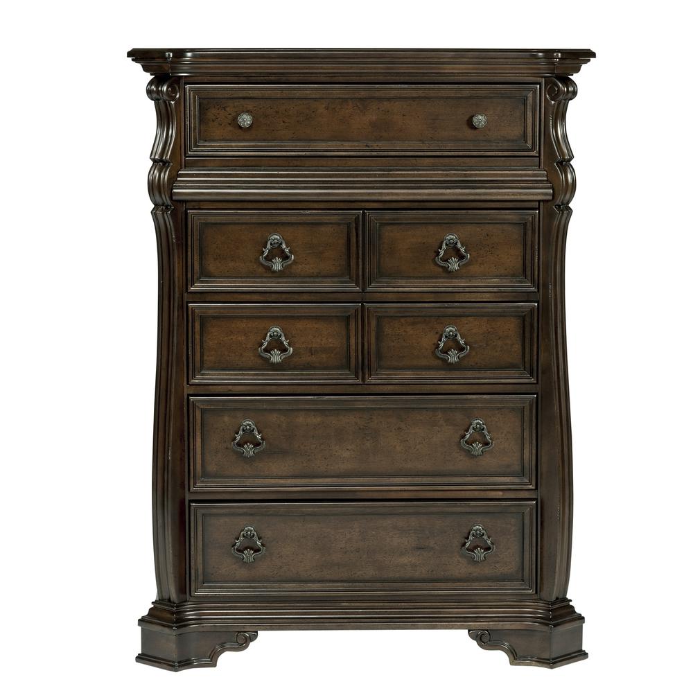 Arbor Place 6 Drawer Chest in Brownstone. Picture 2