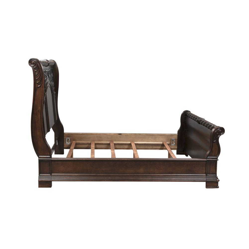 Arbor Place King Sleigh Bed in Brownstone. Picture 3