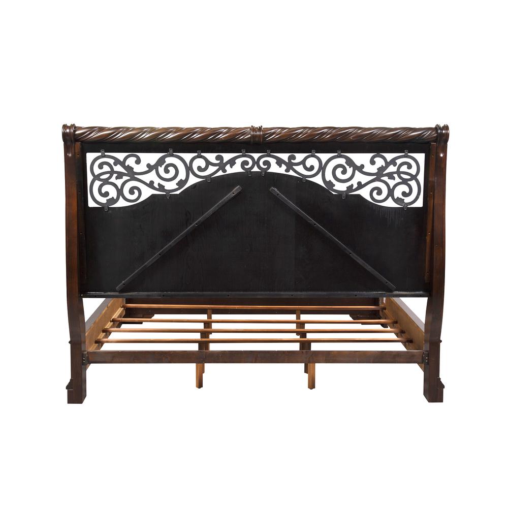 Arbor Place King Sleigh Bed in Brownstone. Picture 5