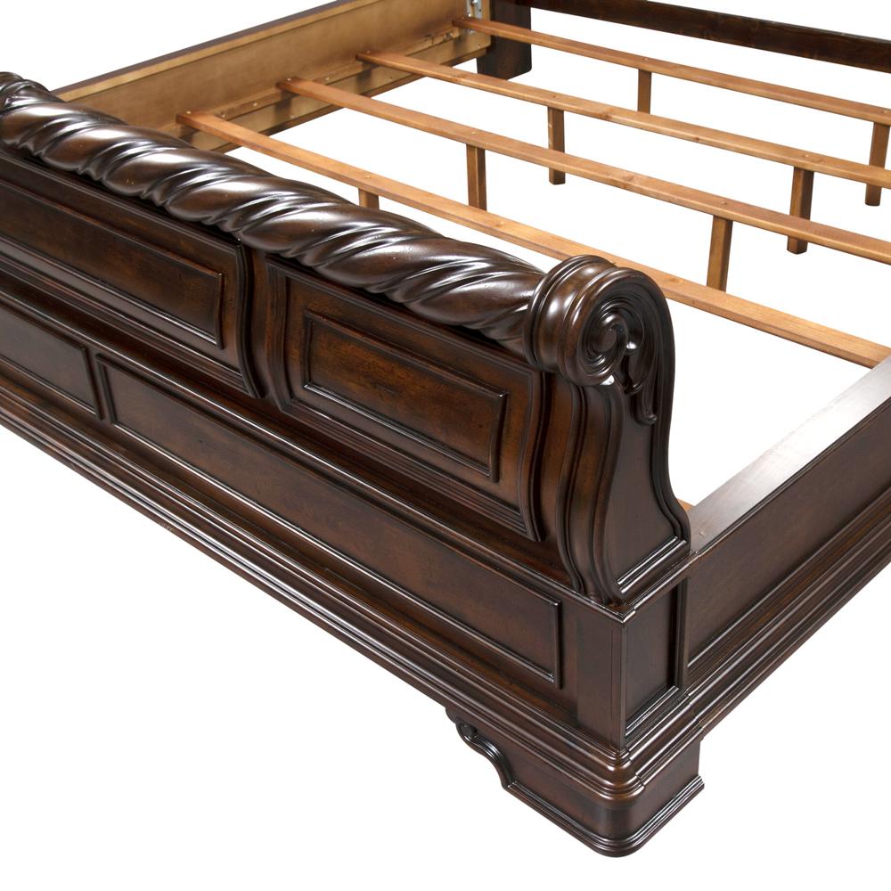 Arbor Place King Sleigh Bed in Brownstone. Picture 8