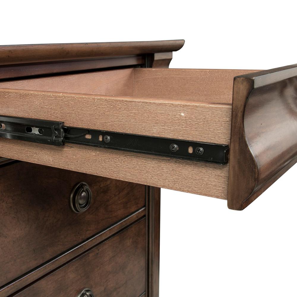Rustic Traditions 8 Drawer Dresser in Rustic Cherry. Picture 4