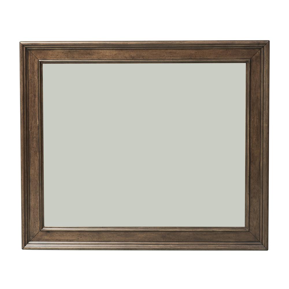 Rustic Traditions Dresser & Mirror in Rustic Cherry. Picture 3
