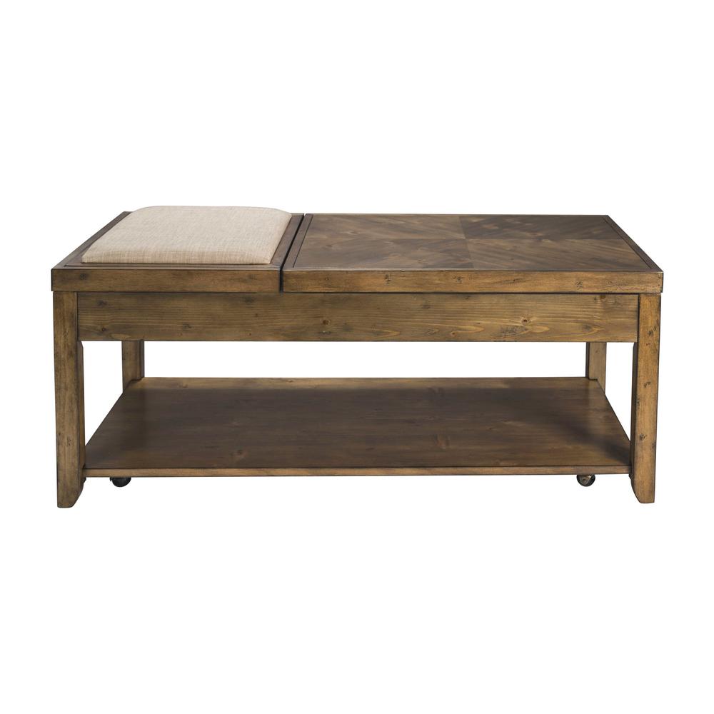 Mitchell Cocktail Table in Nutmeg. Picture 3