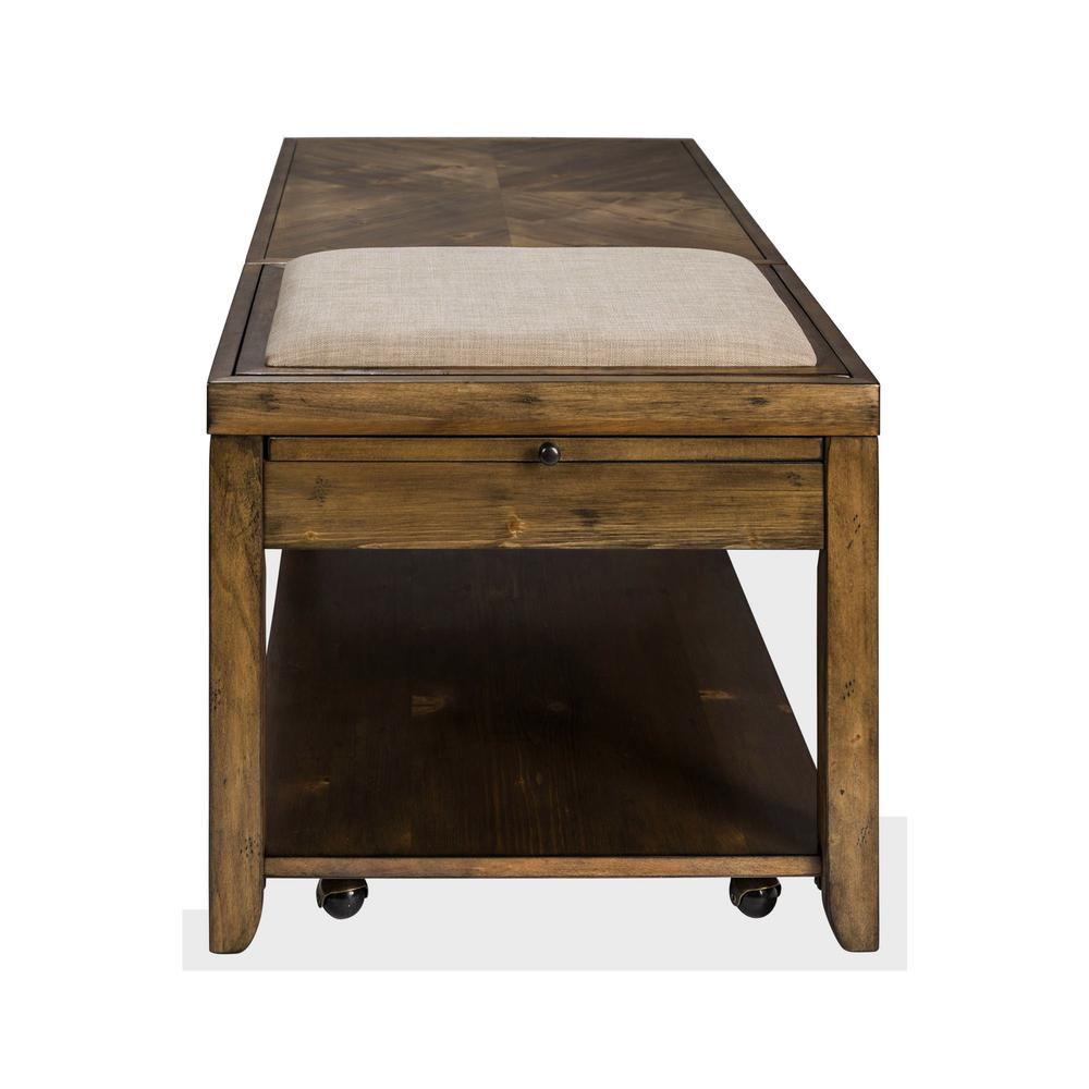 Mitchell Cocktail Table in Nutmeg. Picture 4