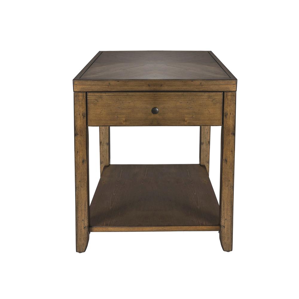 Mitchell End Table in Nutmeg. Picture 3