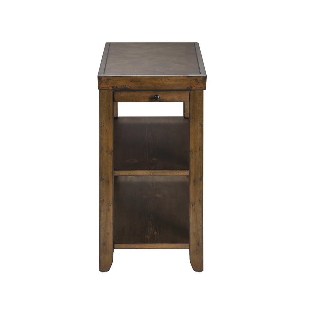 Mitchell Chair Side Table in Nutmeg. Picture 3