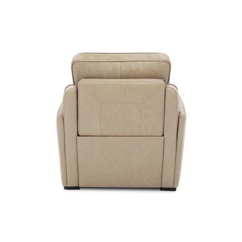 Blake Zero Wall Power Recline Set with Sofa & Recliner - Sophia Oatmeal Leather. Picture 8