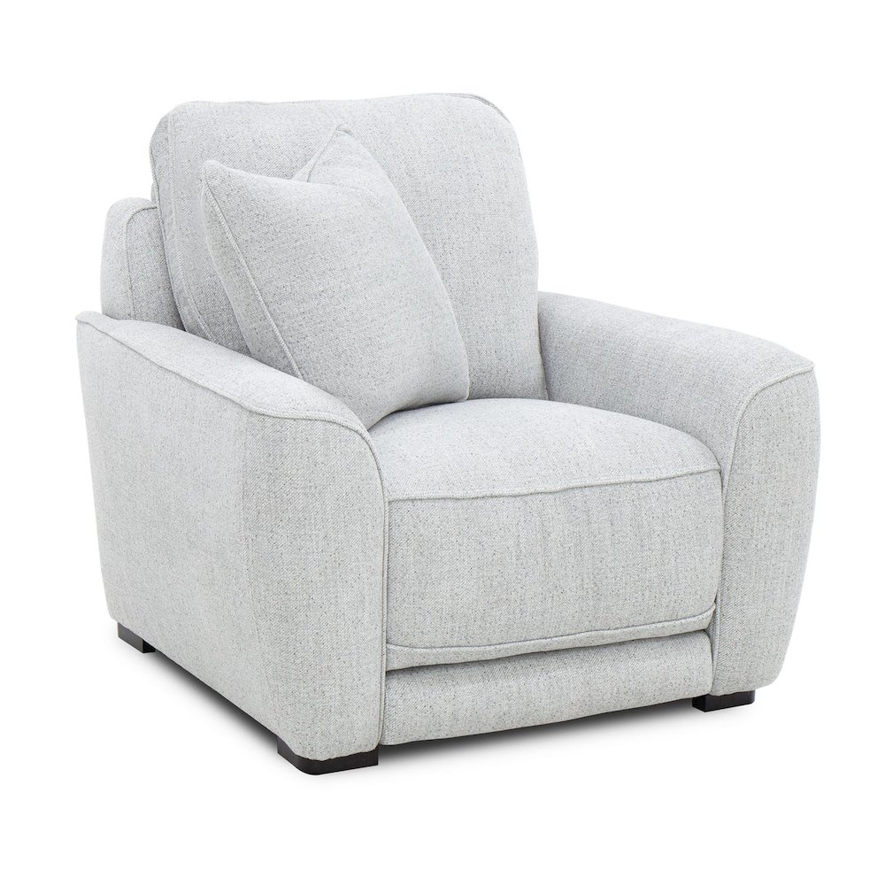 Blake Power Recline Set with Sofa, Loveseat & Recliner - Estero Smoke Fabric. Picture 2