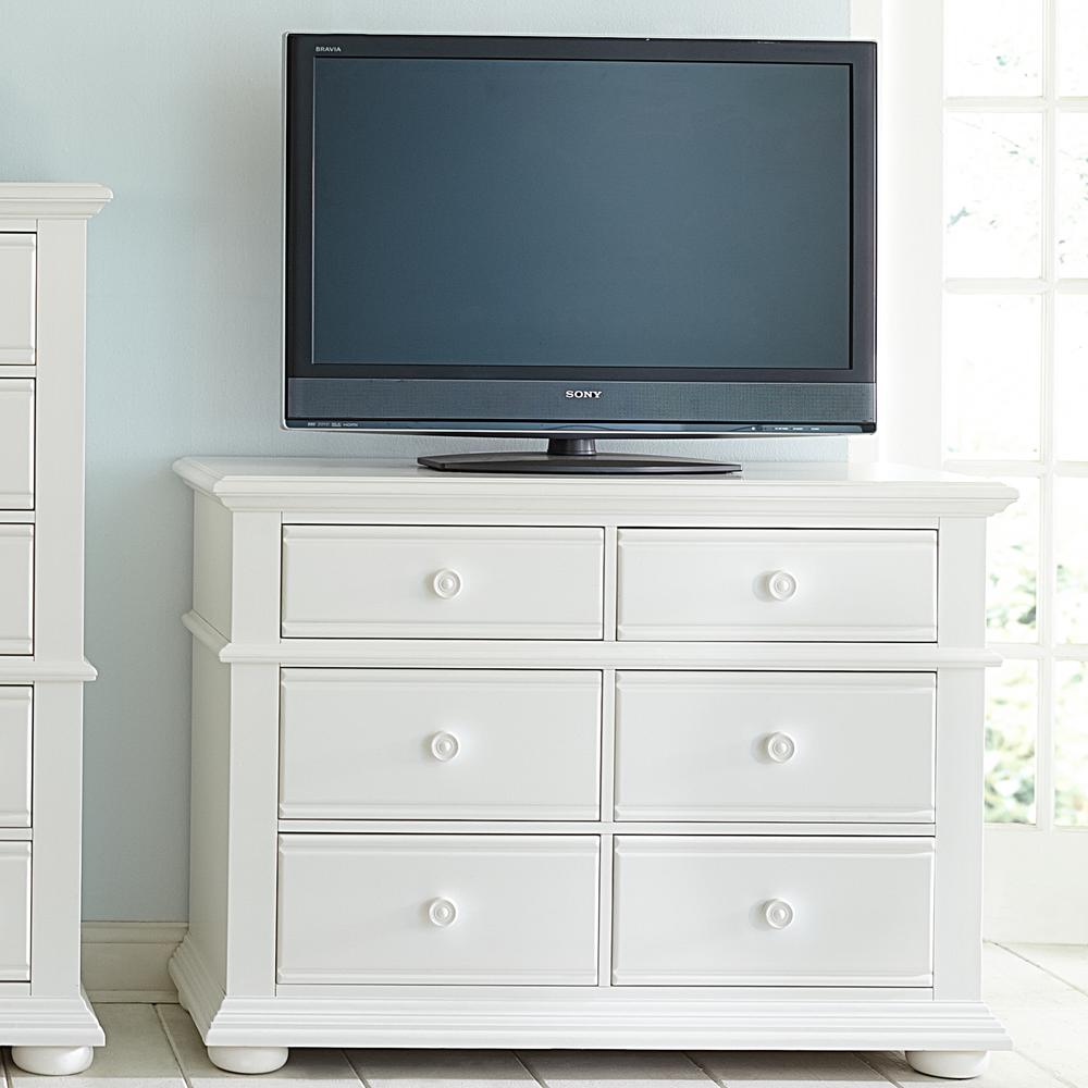 Summer House I Media Chest in Oyster White. Picture 2