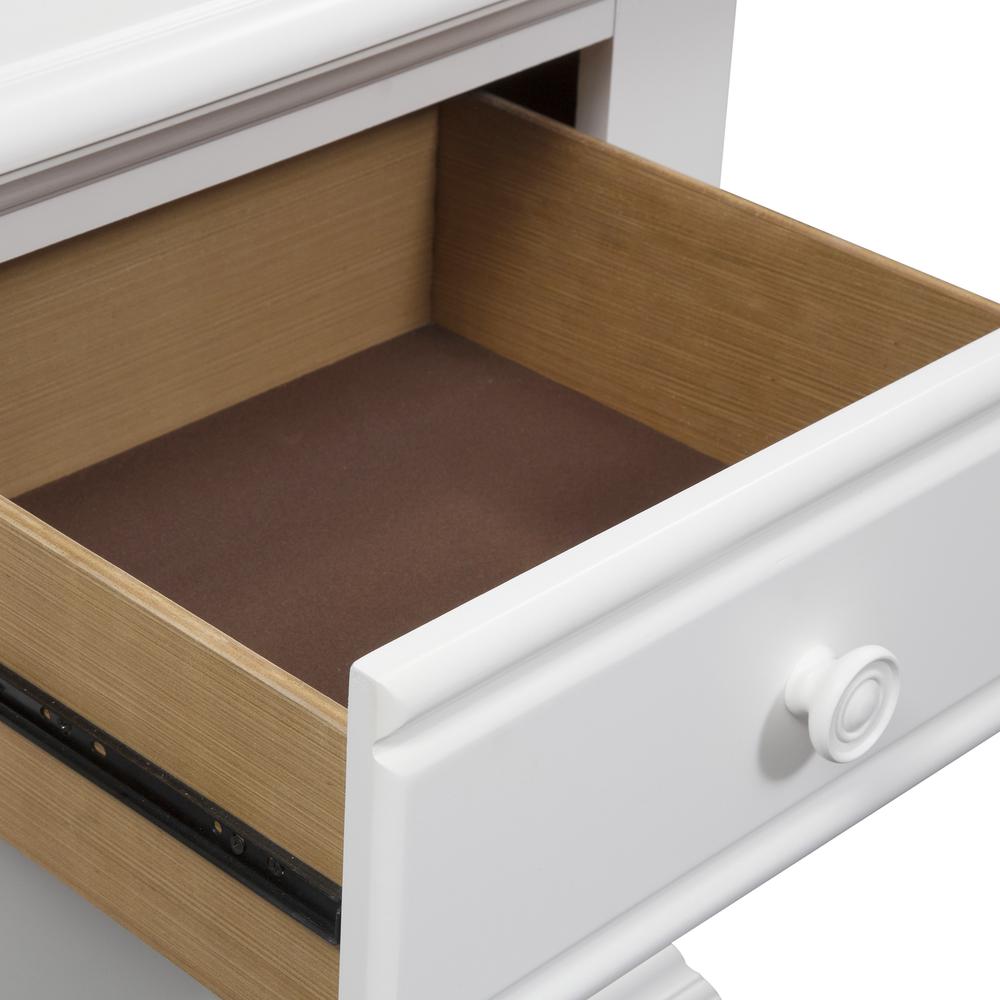 Summer House 2 Drawer Night Stand in Oyster White. Picture 9