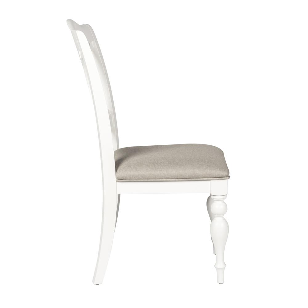 Summer House Slat Back Side Chair (RTA)-Set of 2 in Oyster White. Picture 4
