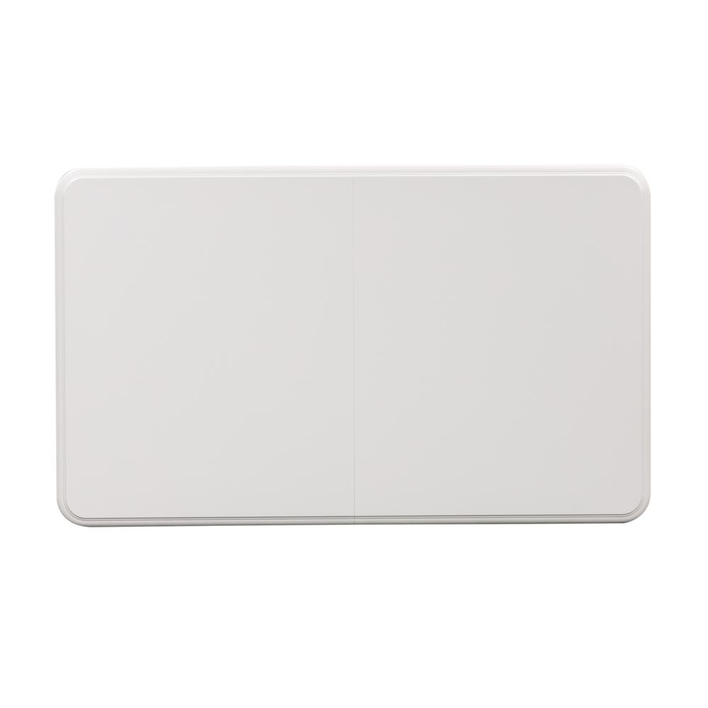 Summer House Rectangular Leg Table in Oyster White. Picture 16
