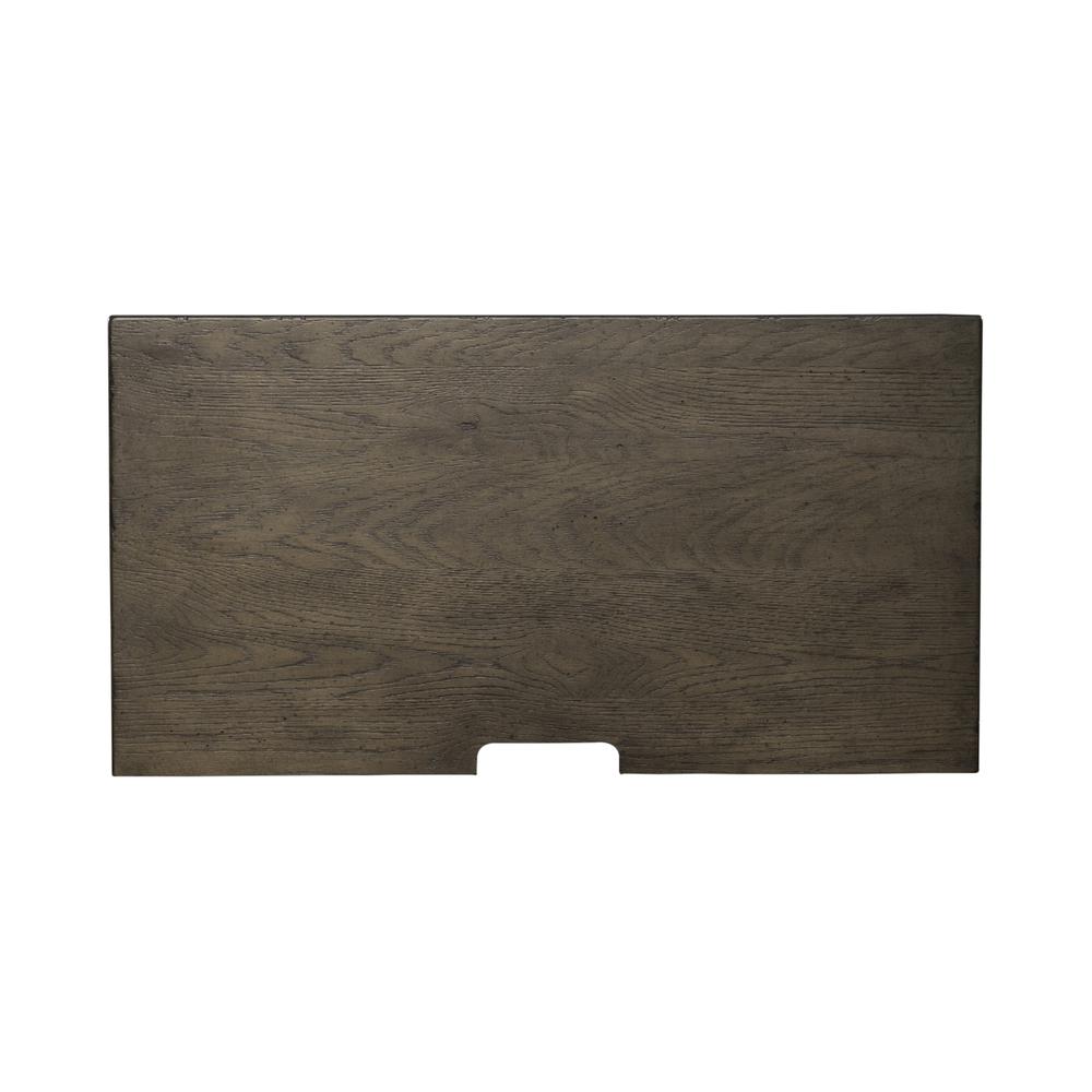 Bedside Chest w/ Charging Station - Black Traditional in Dusty Taupe 3 Drawers. Picture 7