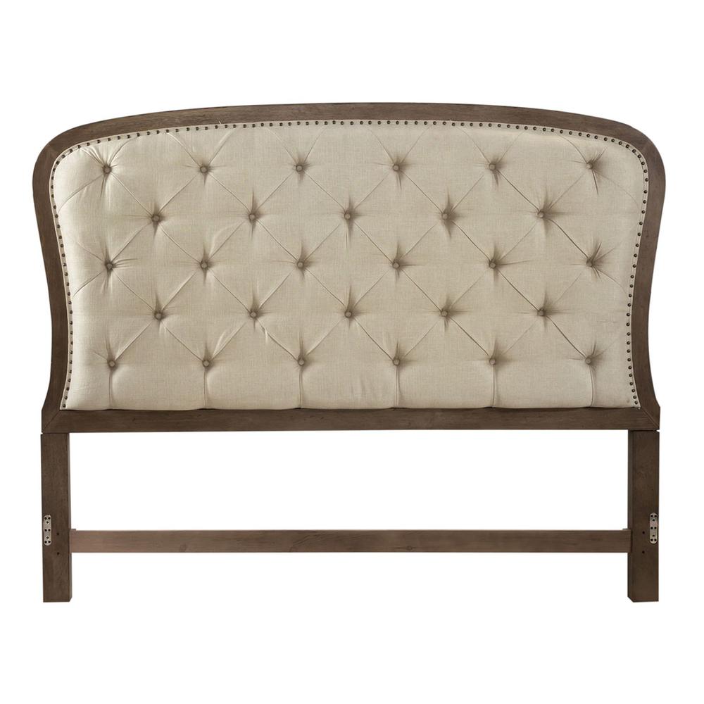 Americana Farmhouse King Shelter Bed in Dusty Taupe. Picture 2