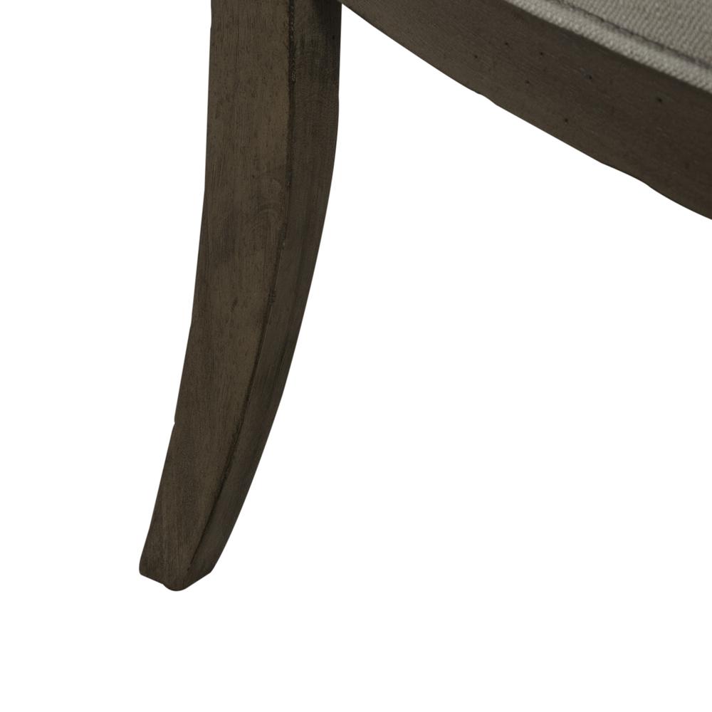 Uph Tufted Back Side Chair - Set of 2 Traditional Multi in Dusty Taupe. Picture 9