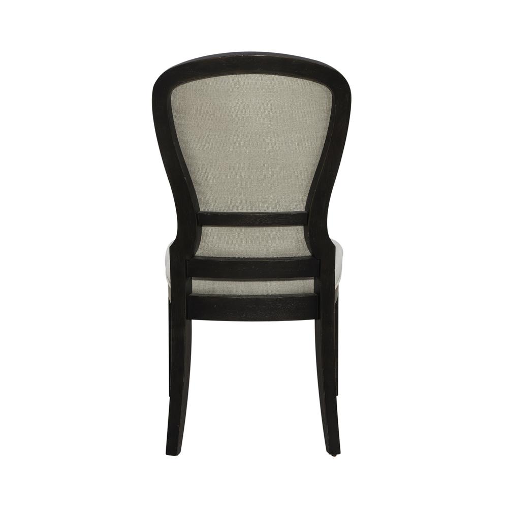 Uph Tufted Back Side Chair - Set of 2 Traditional Multi in Dusty Taupe. Picture 18