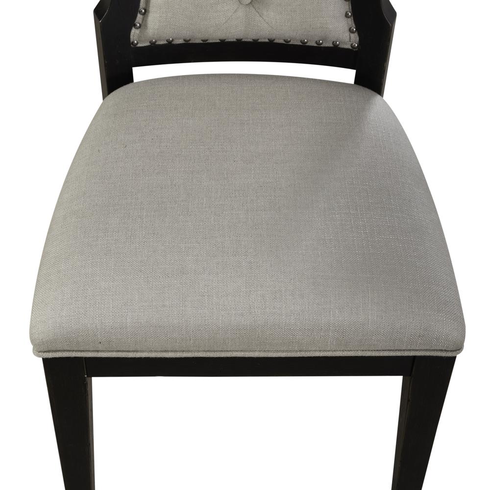 Uph Tufted Back Side Chair - Set of 2 Traditional Multi in Dusty Taupe. Picture 28