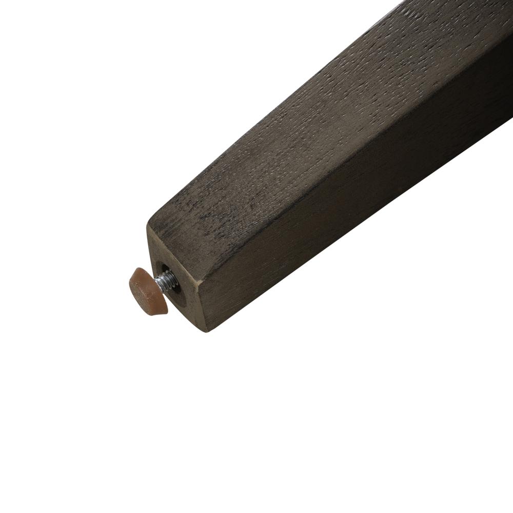 Americana Farmhouse Upholstered Shelter Dining Bench in Dusty Taupe. Picture 10