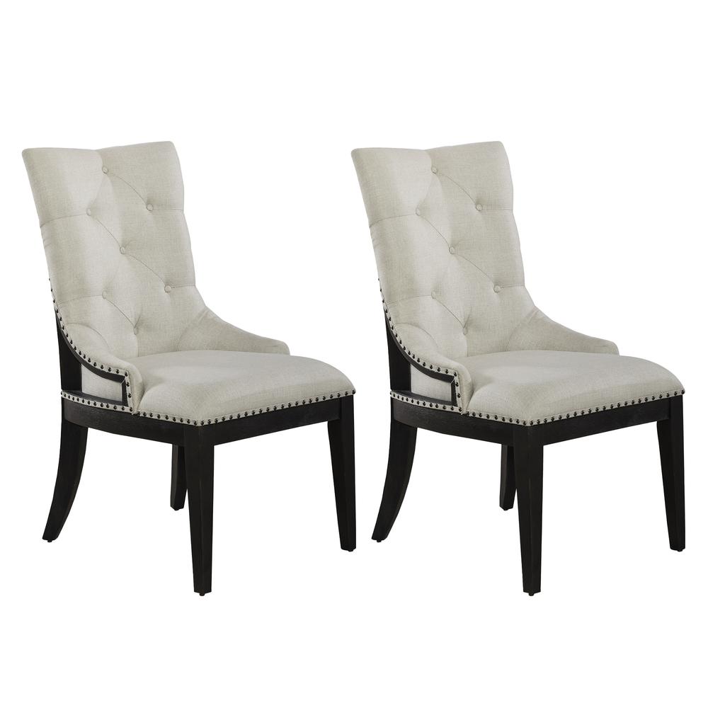Uph Shelter Side Chair (RTA) - Set of 2 Traditional Multi in Dusty Taupe. Picture 30