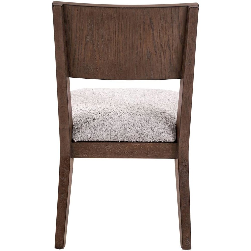 Cascade Falls Panel Back Side Chair for Dining Room - Set of 2  - Satin Espresso. Picture 4