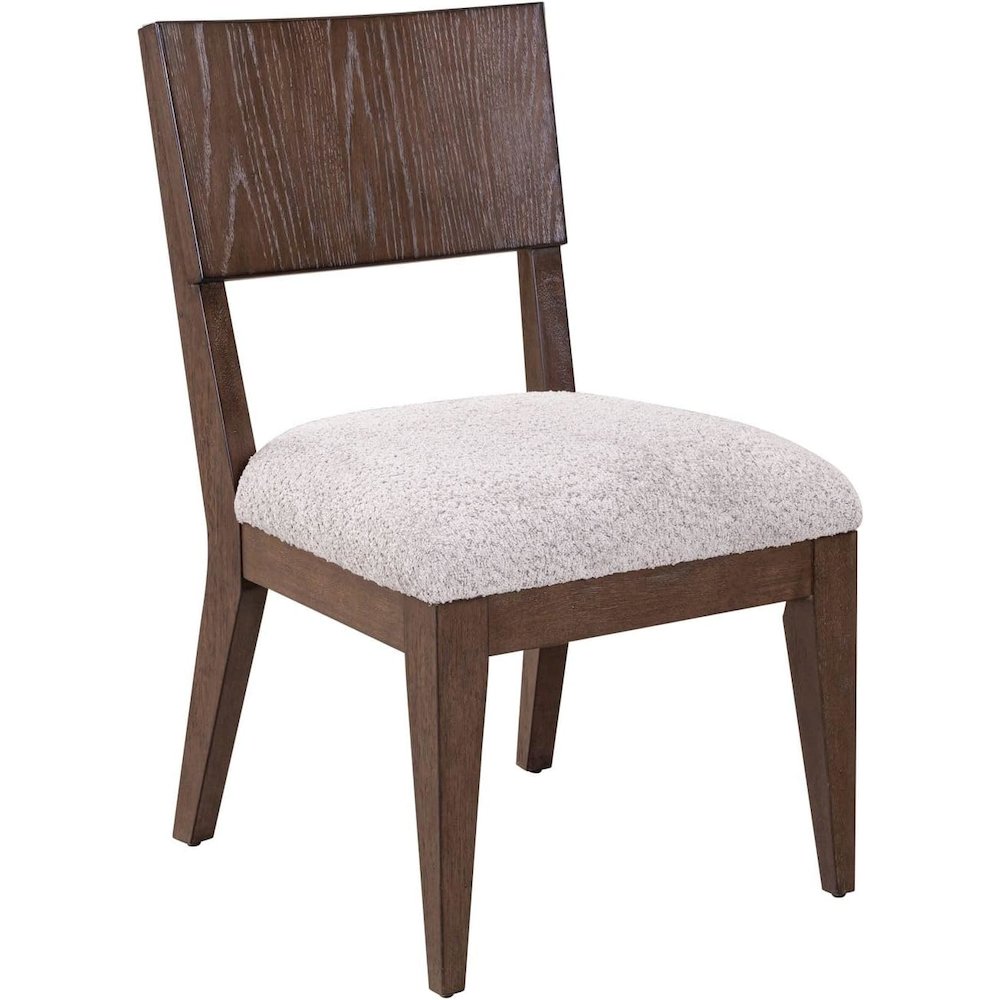 Cascade Falls Panel Back Side Chair for Dining Room - Set of 2  - Satin Espresso. Picture 1