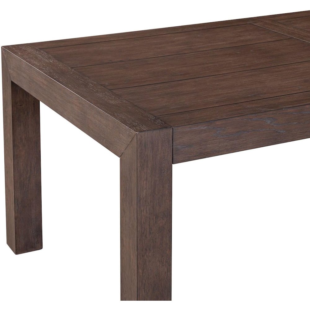 5 Piece Rectangular Table Dining Set with 4 Upholstered Chairs - Satin Espresso. Picture 5