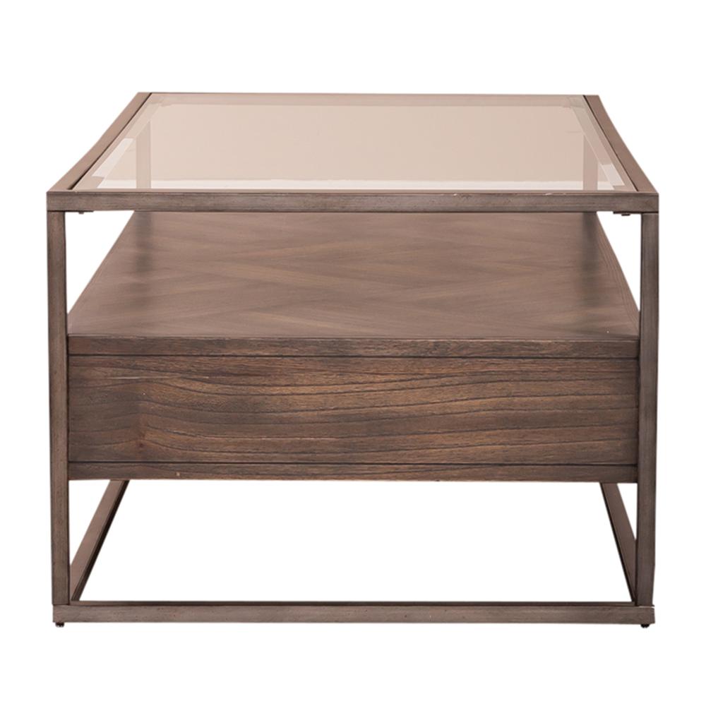 Jamestown Rectangular Cocktail Table in Tobacco. Picture 4