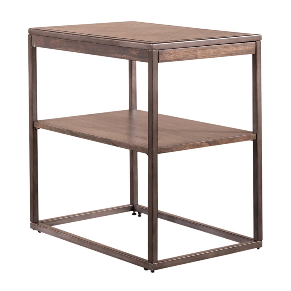 Jamestown Chair Side Table in Tobacco. Picture 1