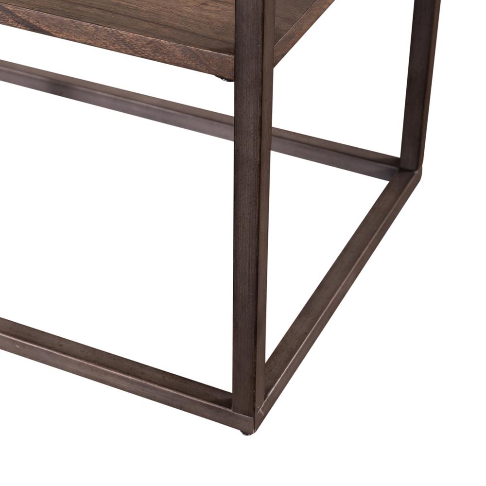 Jamestown Chair Side Table in Tobacco. Picture 9