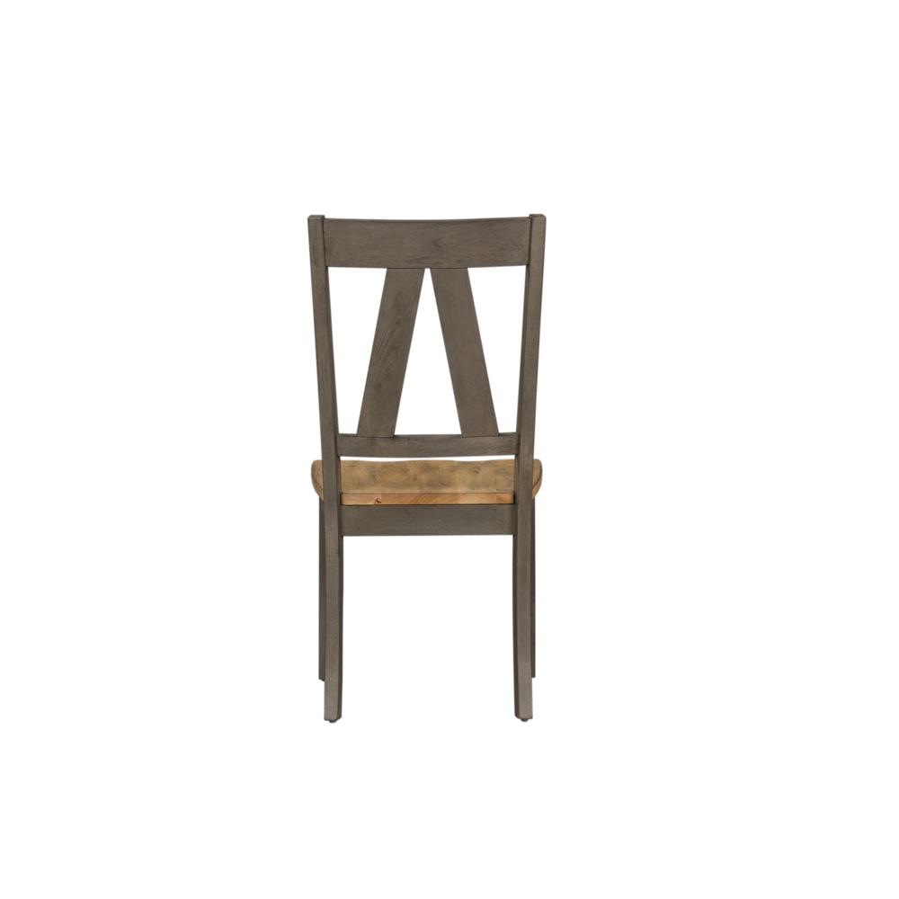 Lindsey Farm Splat Back Side Chair (RTA) in Gray. Picture 5