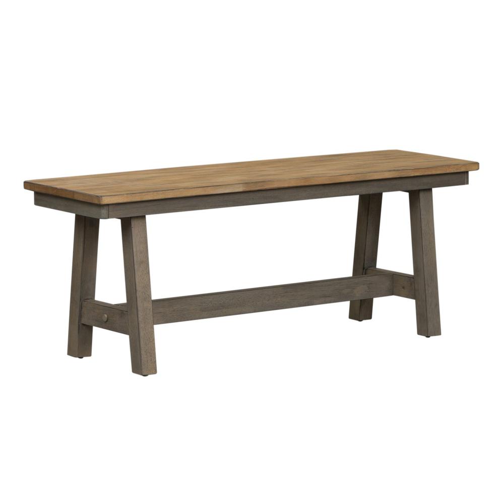 Lindsey Farm Backless Bench (RTA) in Gray. Picture 1