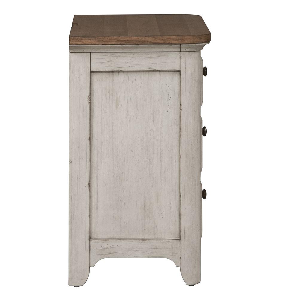 3 Drawer Night Stand w/ Charging Station. Picture 4