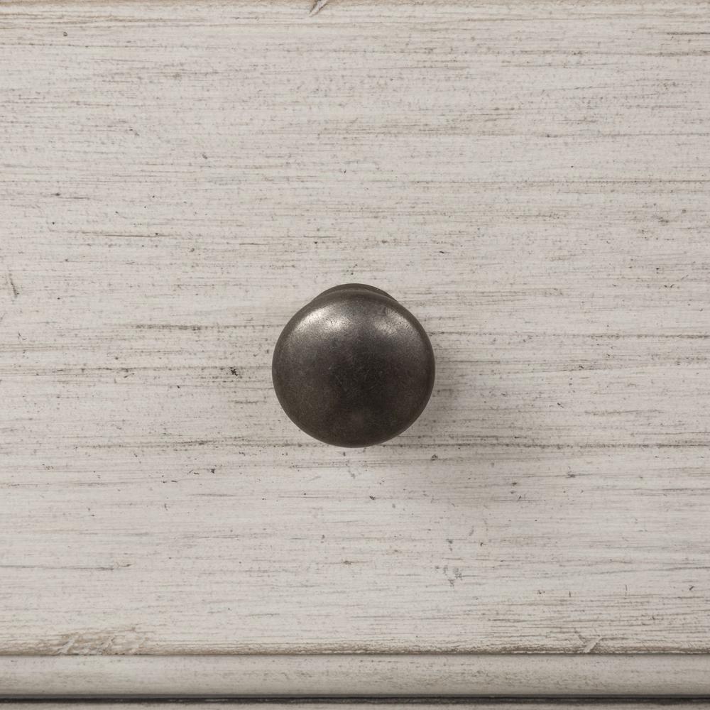 Farmhouse Reimagined Dresser & Mirror in Antique White w/ Chestnut Top. Picture 5