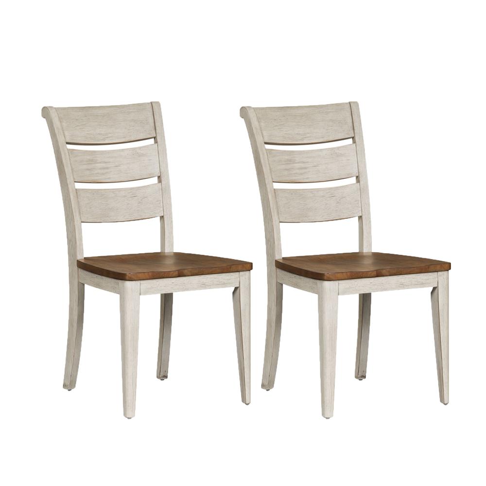 Ladder Back Side Chair (RTA)-Set of 2. Picture 1