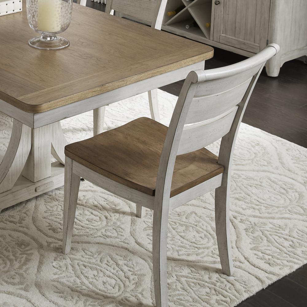Ladder Back Side Chair (RTA)-Set of 2. Picture 8