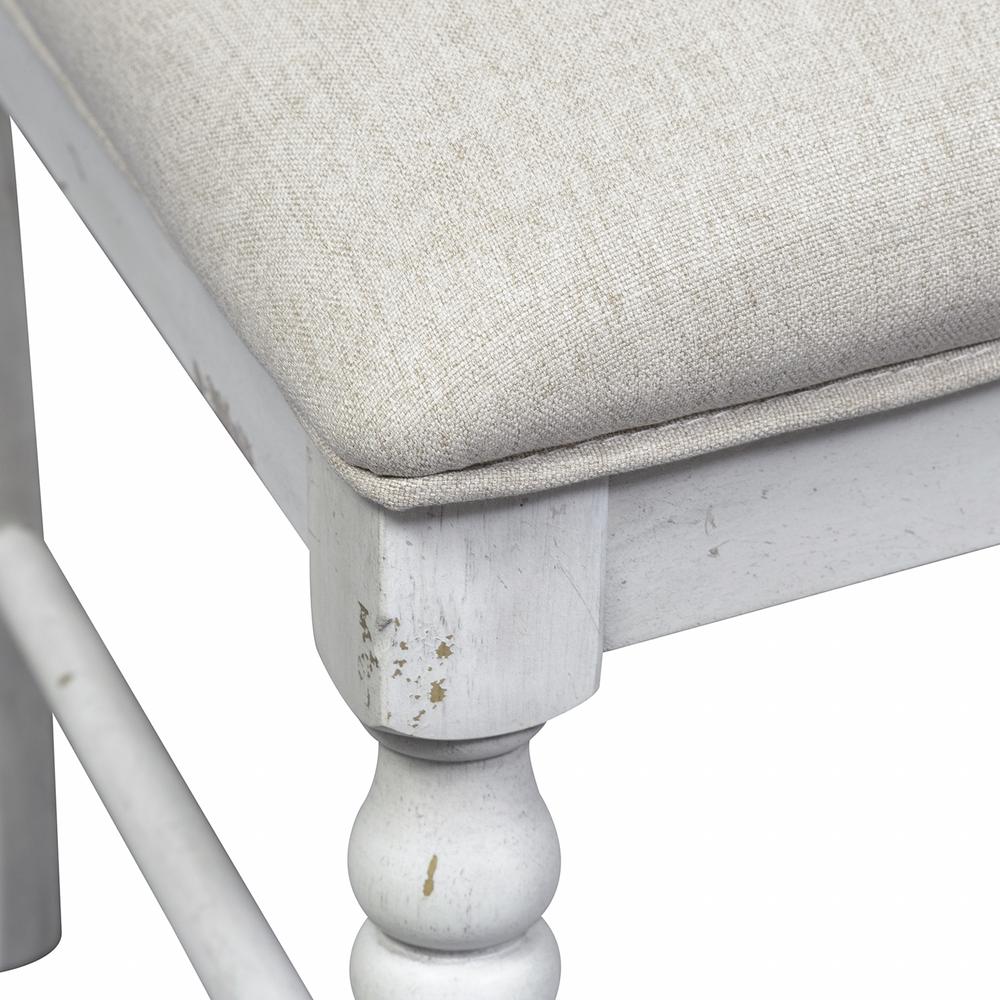 Slat Back Side Chair (RTA)-Set of 2 Traditional White. Picture 7