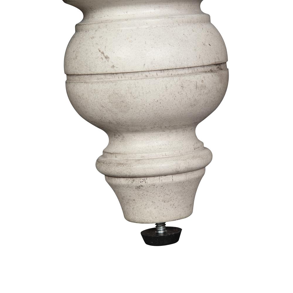 Whitney Server in Antique Linen w/ Weathered Gray. Picture 8
