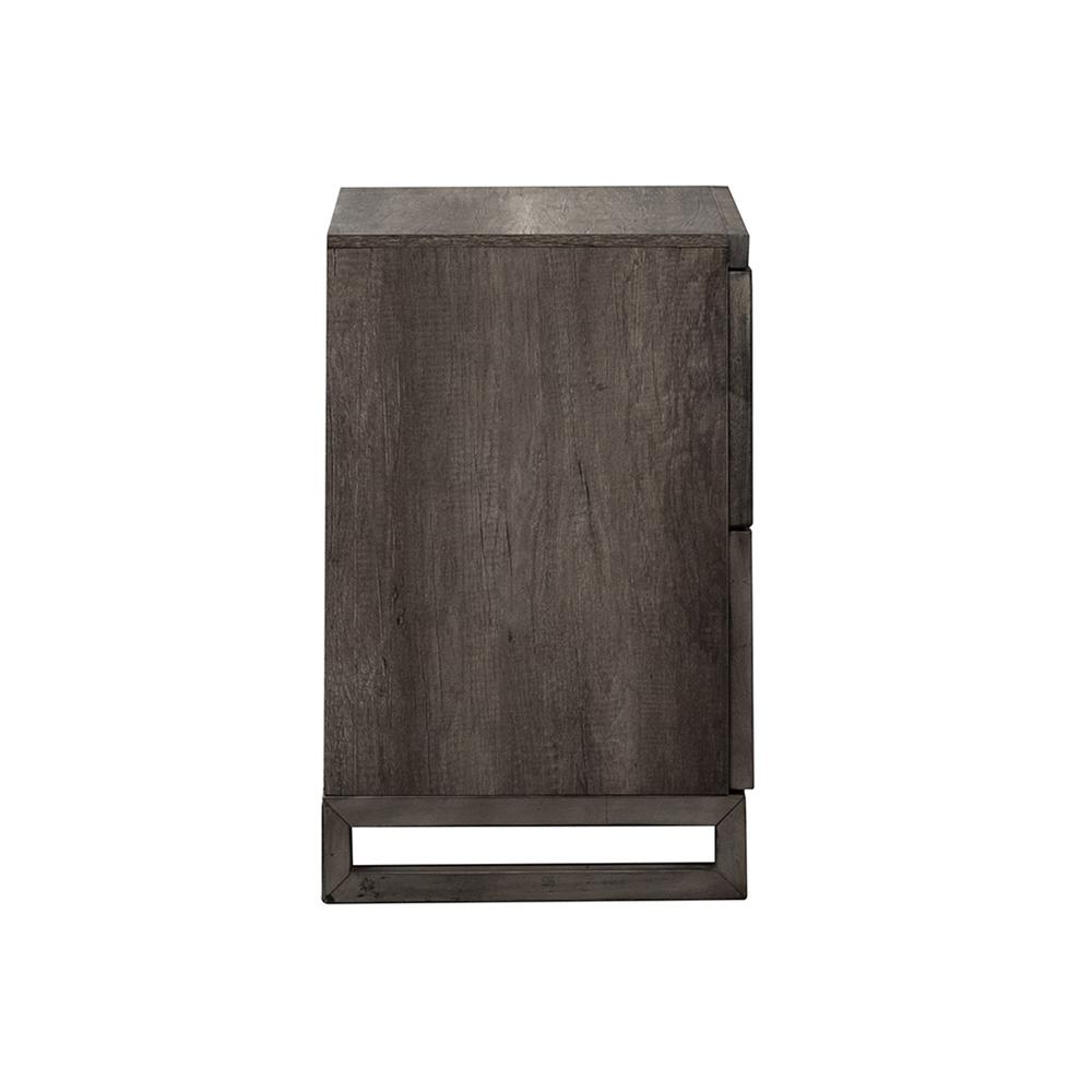 Tanners Creek Night Stand in Graystone. Picture 4