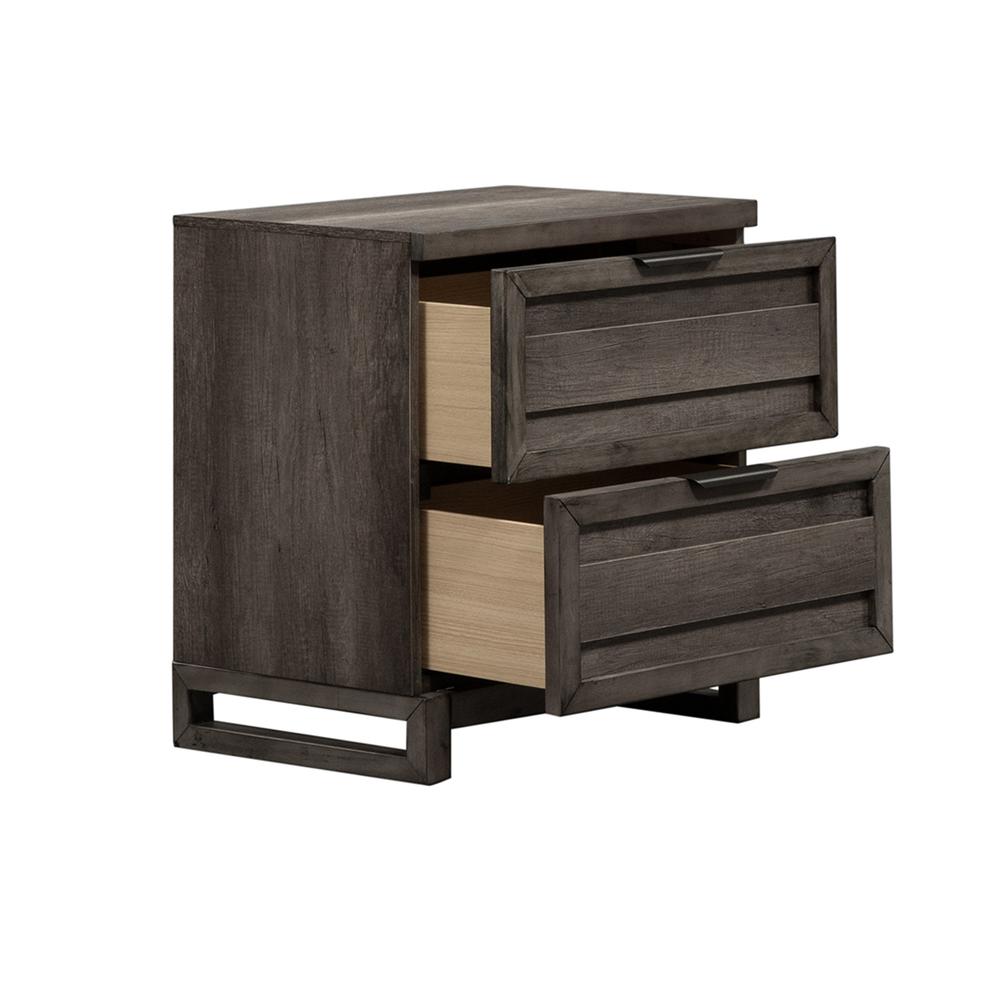 Tanners Creek Night Stand in Graystone. Picture 7