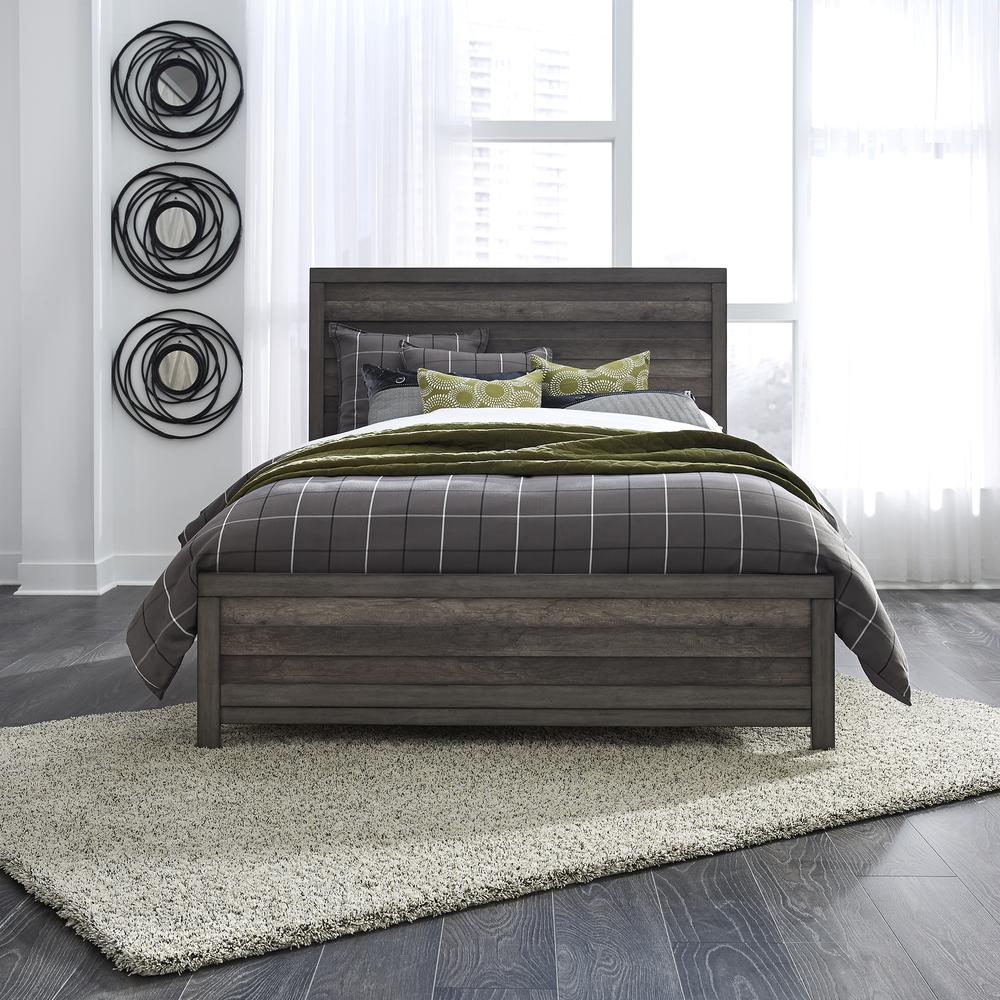 Tanners Creek Queen Panel Bed in Graystone. Picture 3